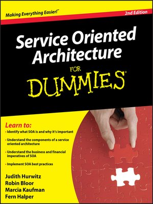 cover image of Service Oriented Architecture For Dummies&#174;